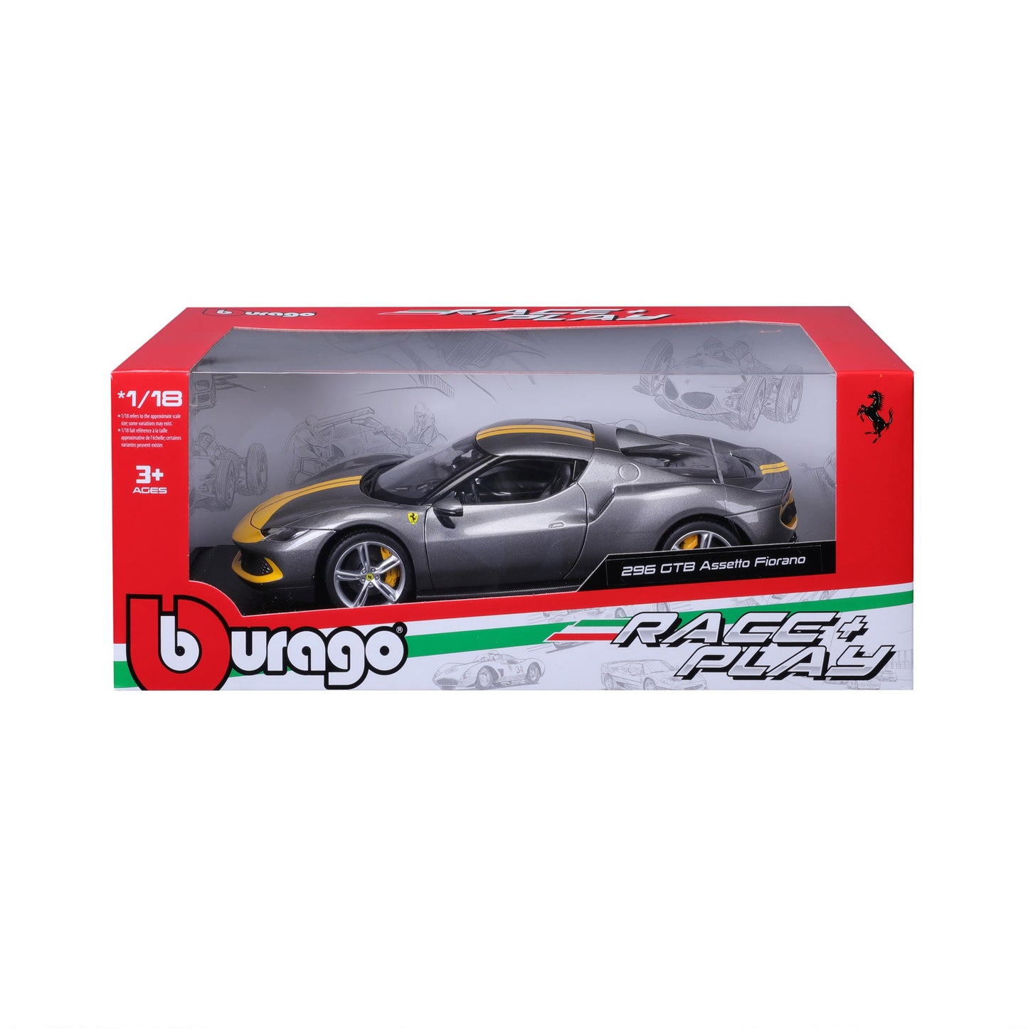 1:18 FERRARI RACE &amp; PLAY R&amp;P 296 GTB