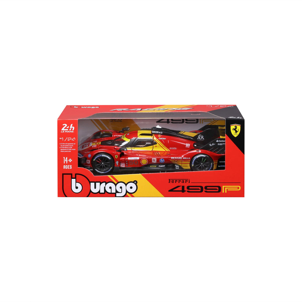1:24 FERRARI RACING 499P 24H LE MANS HYPERCAR CHAMPION 2024 AF CORSE #50