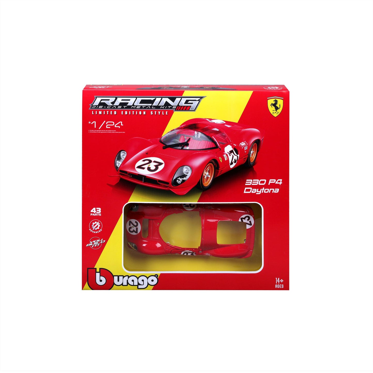 KIT DE COURSE FERRARI DAYTONA 330 P4 1967 1:24