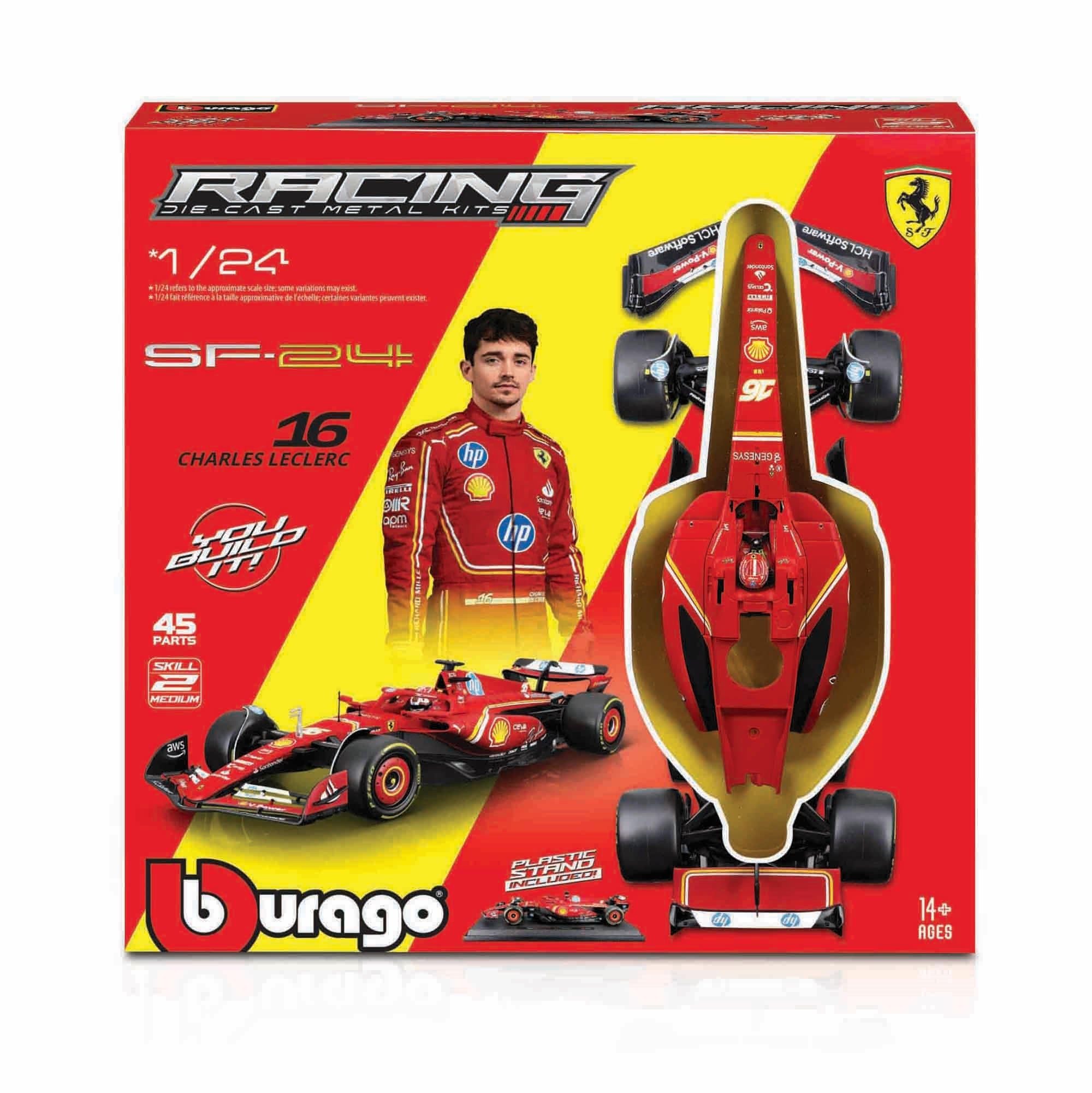 1:24 F1 FERRARI SF-24 2024 MODEL CAR LECLERC