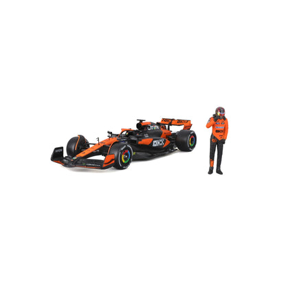1:24 F1 MCLAREN MCL38 2024 AVEC FIGURINE PILOTE PIASTRI