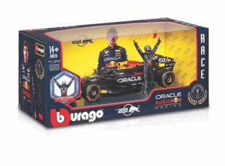 1:24 F1 RED BULL RACING RB20 2024 WITH DRIVER FIGURE VERSTAPPEN