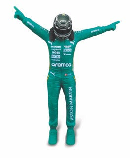 1:24 F1 ASTON MARTIN AMR25 WITH DRIVER FIGURE STROLL