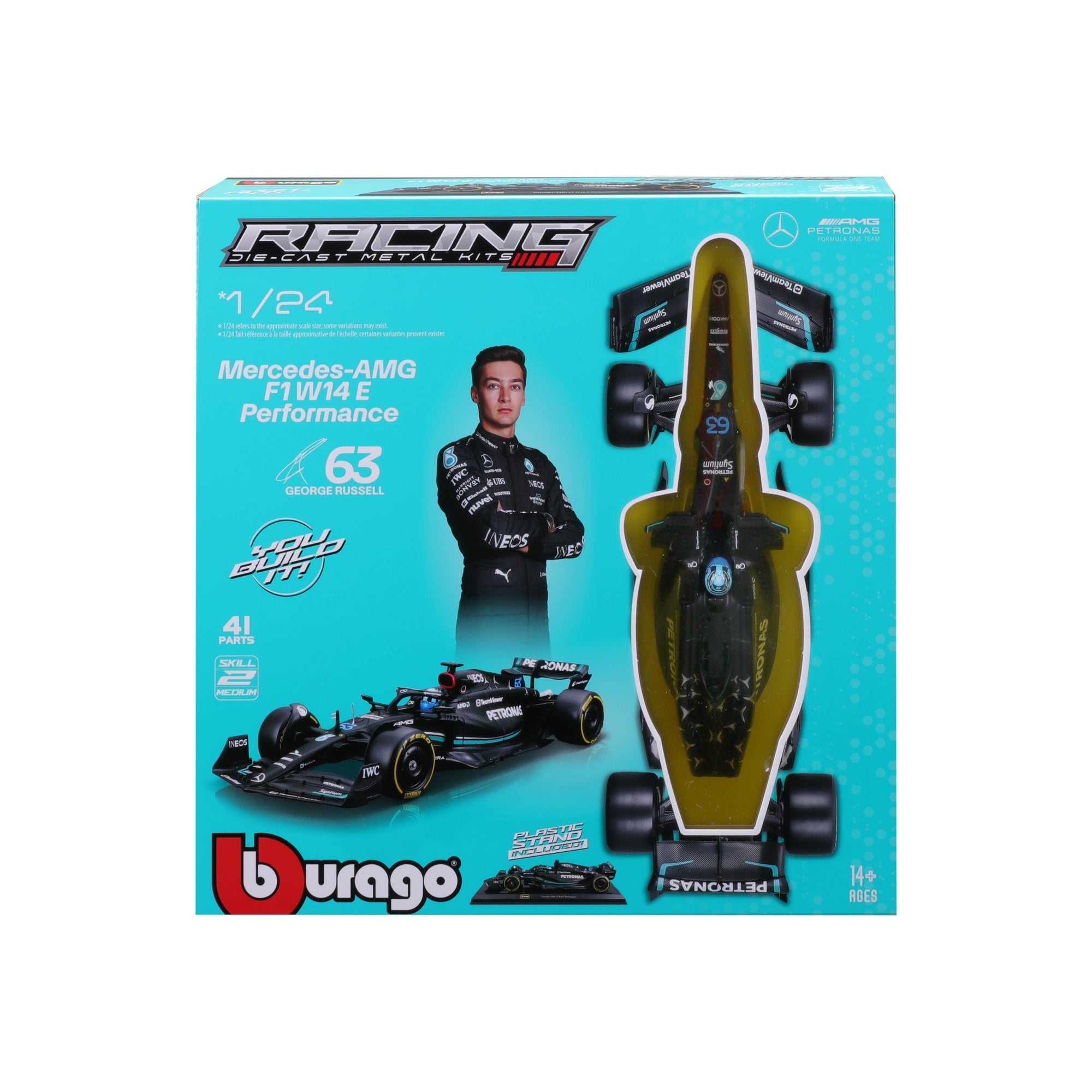 1:24 F1 MB W14 2023 MODEL RUSSELL