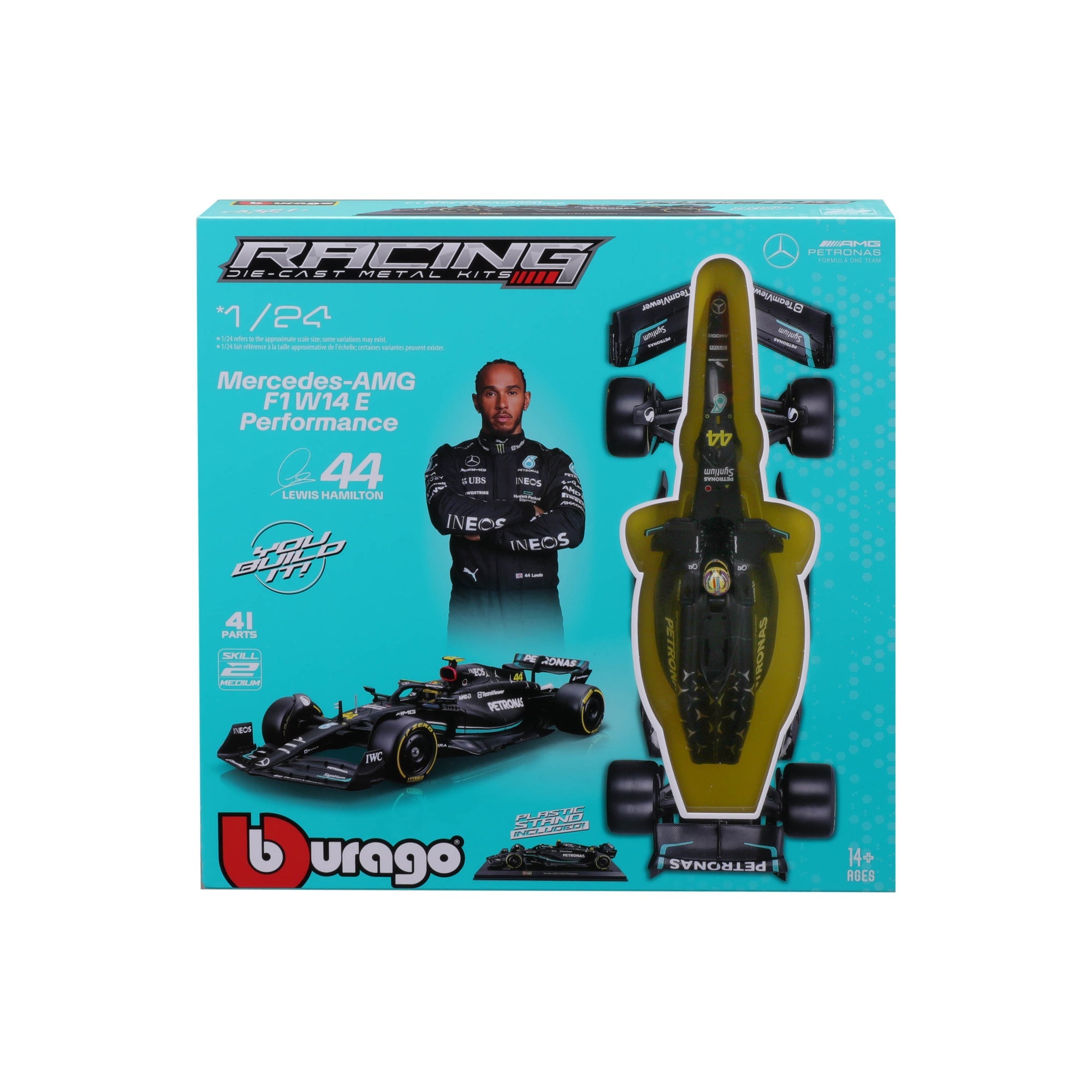 1:24 F1 W14 2023 MODEL HAMILTON