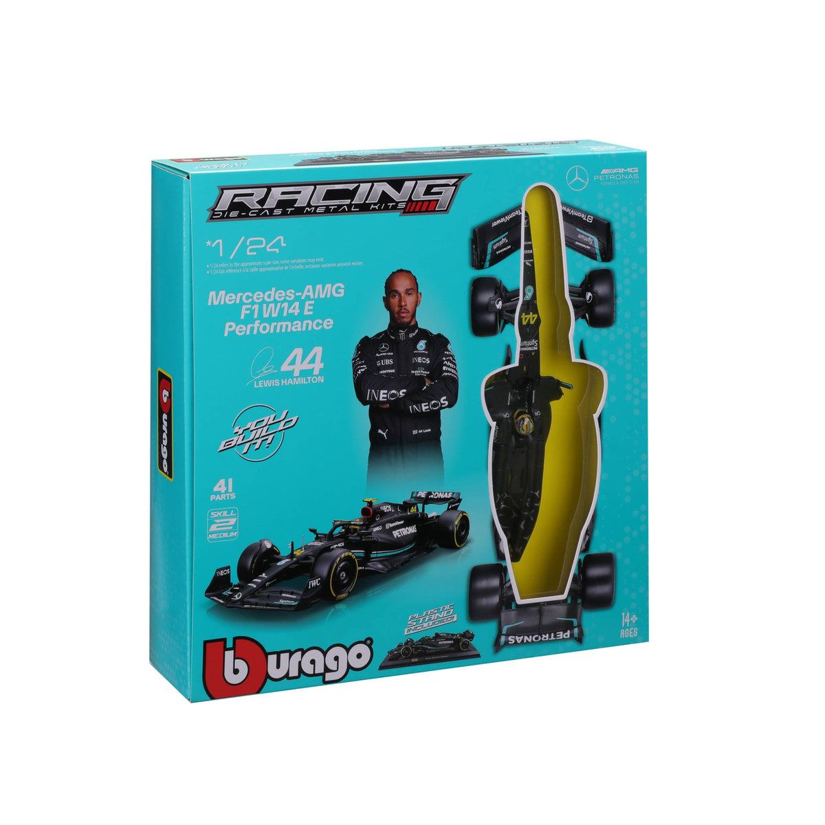 1:24 F1 W14 2023 MODEL HAMILTON
