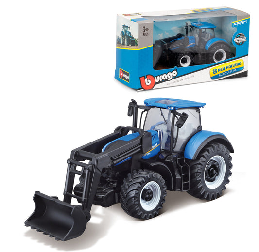 NEW HOLLAND T7.315 TRACTOR 10 CM WITH FRONT LOADER