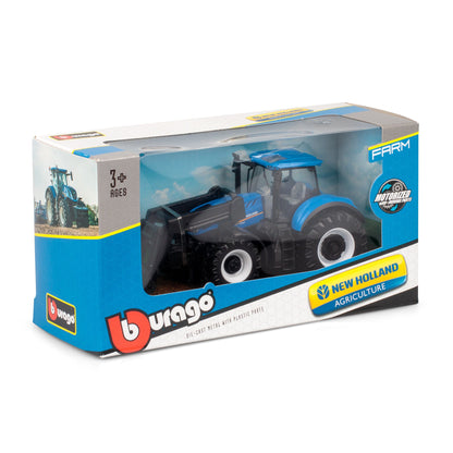 TRACTEUR NEW HOLLAND T7.315 DE 10 CM AVEC CHARGEUR FRONTAL
