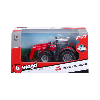 TRACTEUR MASSEY FERGUSSON 8740S DE 10 CM AVEC CHARGEUR FRONTAL