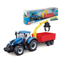 NEW HOLLAND T7315 TRACTOR 10 CM WITH LOADER AND TRAILER