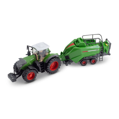 10 CM FENDT 1050 VARIO TRACTOR WITH 3 TRAILERS