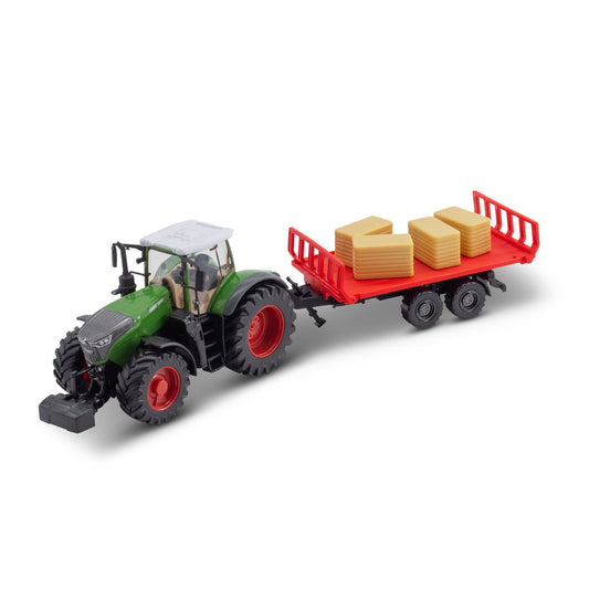 10 CM FENDT 1050 VARIO TRACTOR WITH BALE TRAILER