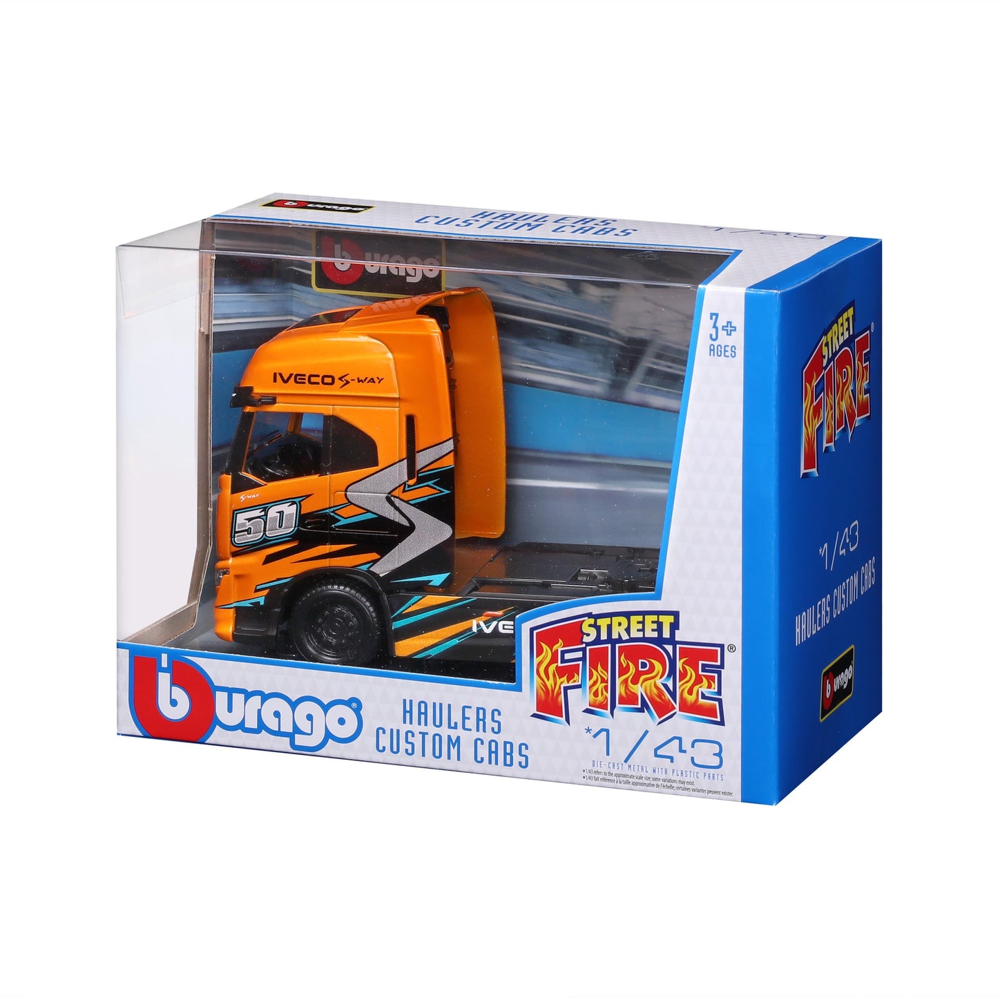 1:43 TRANSPORTEURS DE POMPIERS DE RUE CABINES PERSONNALISÉES IVECO S-WAY 570