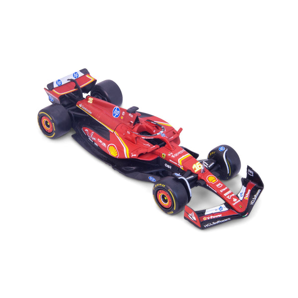 1:43 F1 2024 FERRARI SF-24 LECLERC IN 12-PIECE DISPLAY