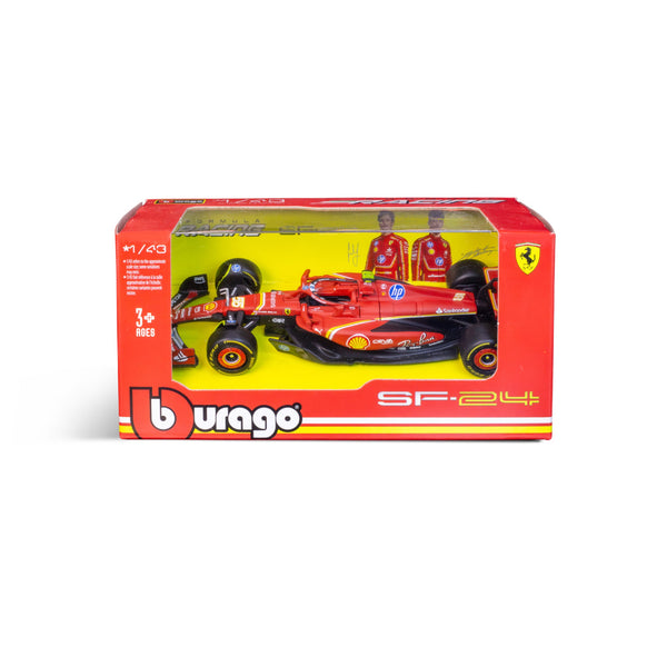 1:43 F1 2024 FERRARI SF-24 SAINZ IN 12-PIECE DISPLAY