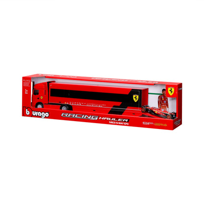 1:43 F1 FERRARI IVECO S-Way 570 RACING TRANSPORTER WITH A CAR