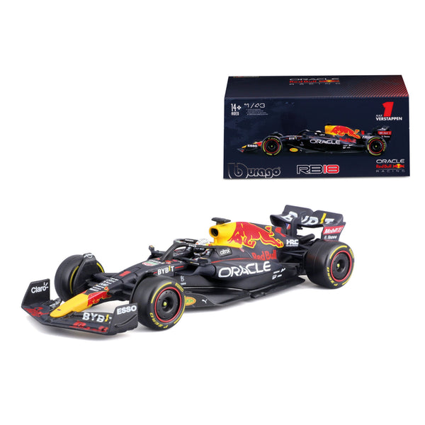 1:43 F1 RED BULL RACING RB18 2022 WITH VERSTAPPEN HELMET