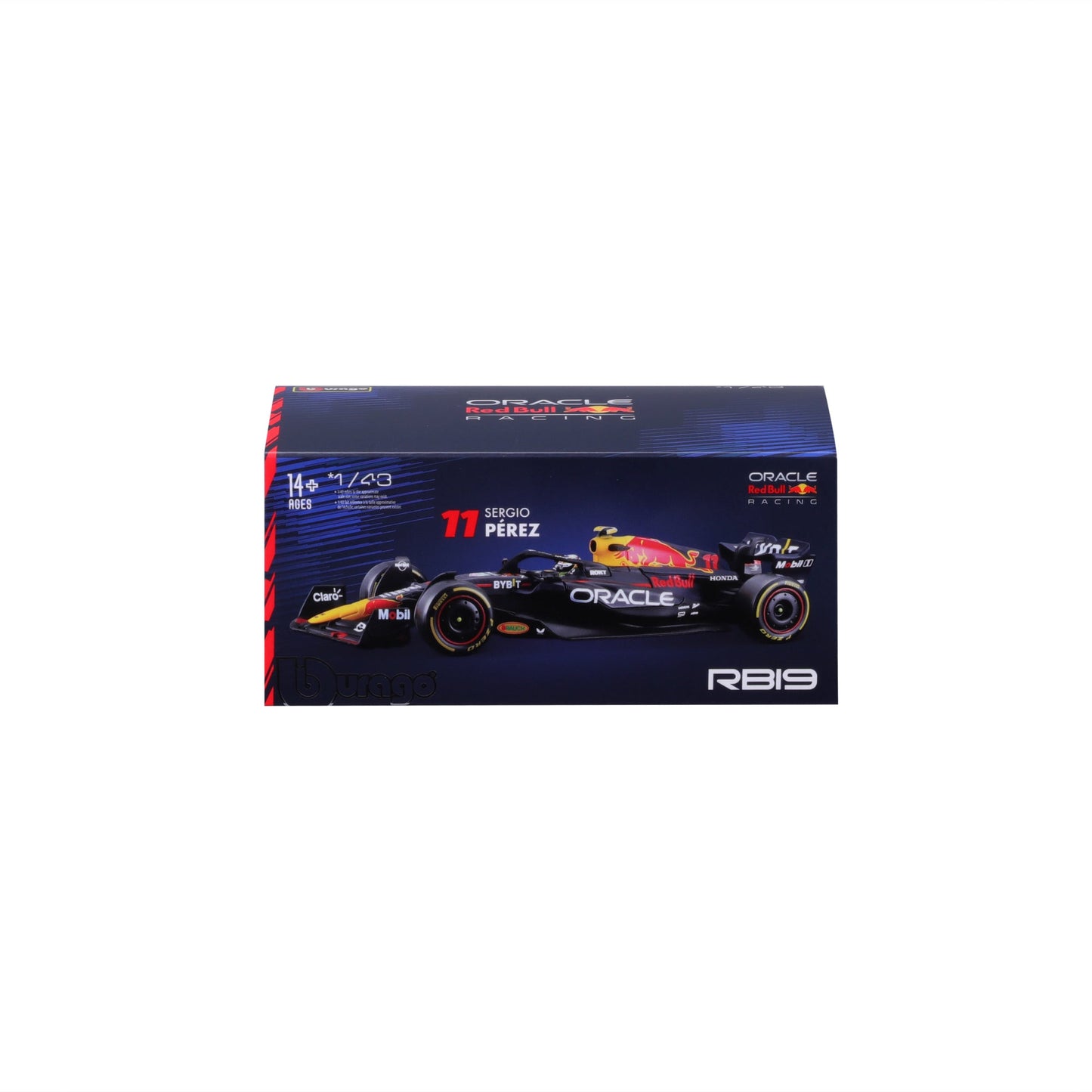 1:43 F1 RED BULL RACING RB19 2023 AVEC CASQUE PEREZ