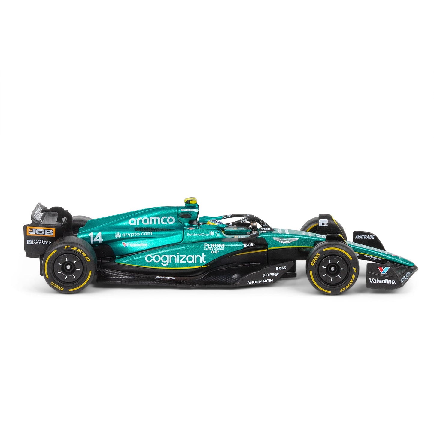 1:43 F1 ASTON MARTIN 2023 AMR23 AVEC CASQUE ALONSO