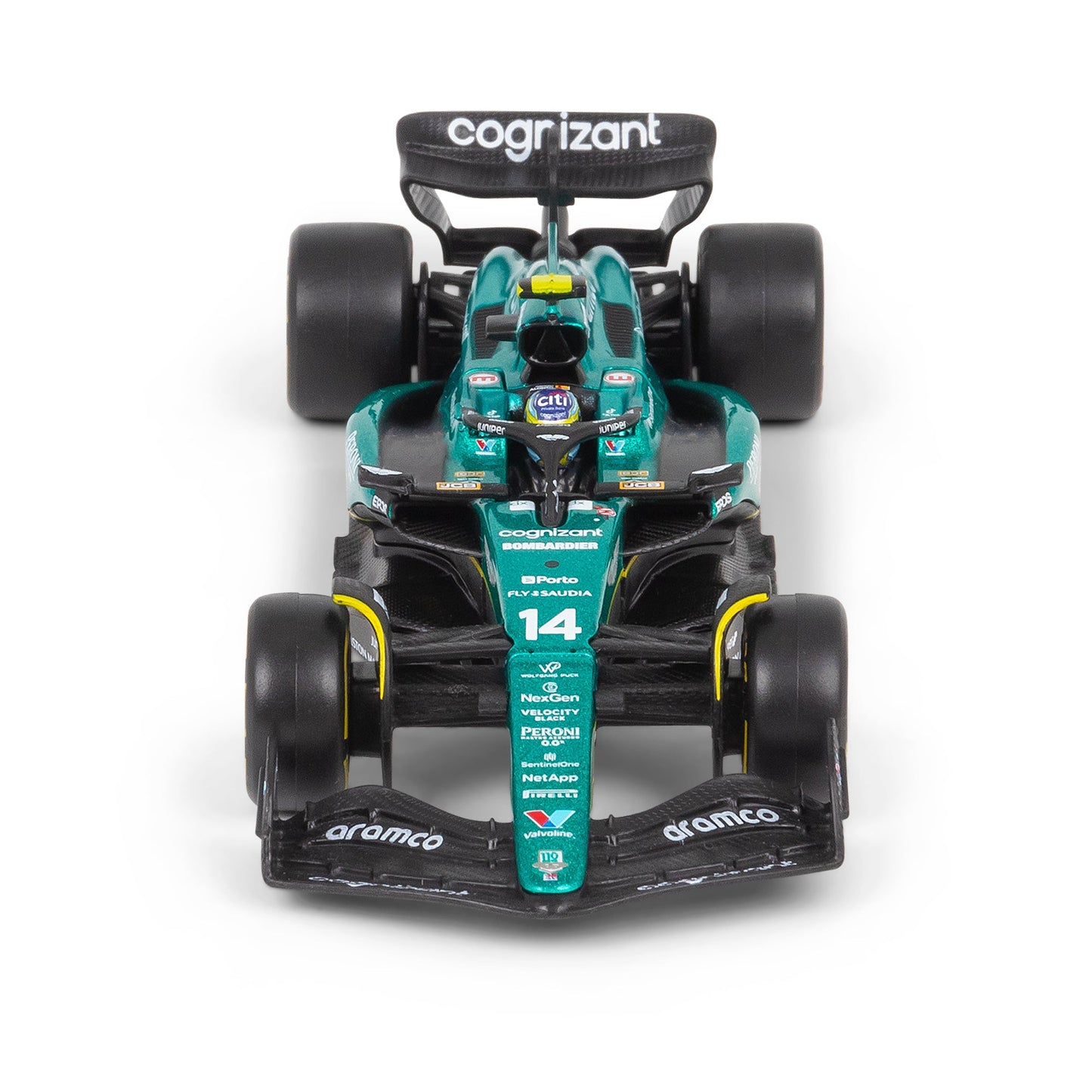 1:43 F1 ASTON MARTIN 2023 AMR23 AVEC CASQUE ALONSO