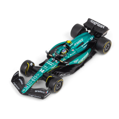 1:43 F1 ASTON MARTIN 2023 AMR23 AVEC CASQUE ALONSO