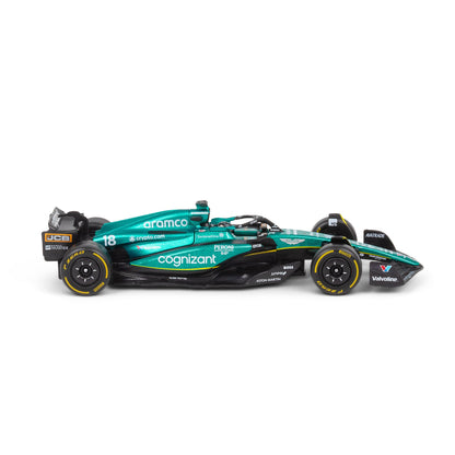 1:43 F1 ASTON MARTIN 2023 AMR23 AVEC PROMENADE AU CASQUE