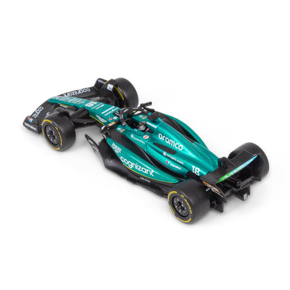1:43 F1 ASTON MARTIN 2023 AMR23 AVEC PROMENADE AU CASQUE