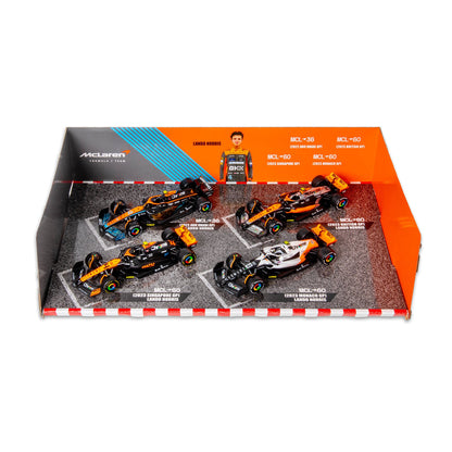 Coffret de 4 moments forts de la F1 McLaren Lando Norris à l'échelle 1:43