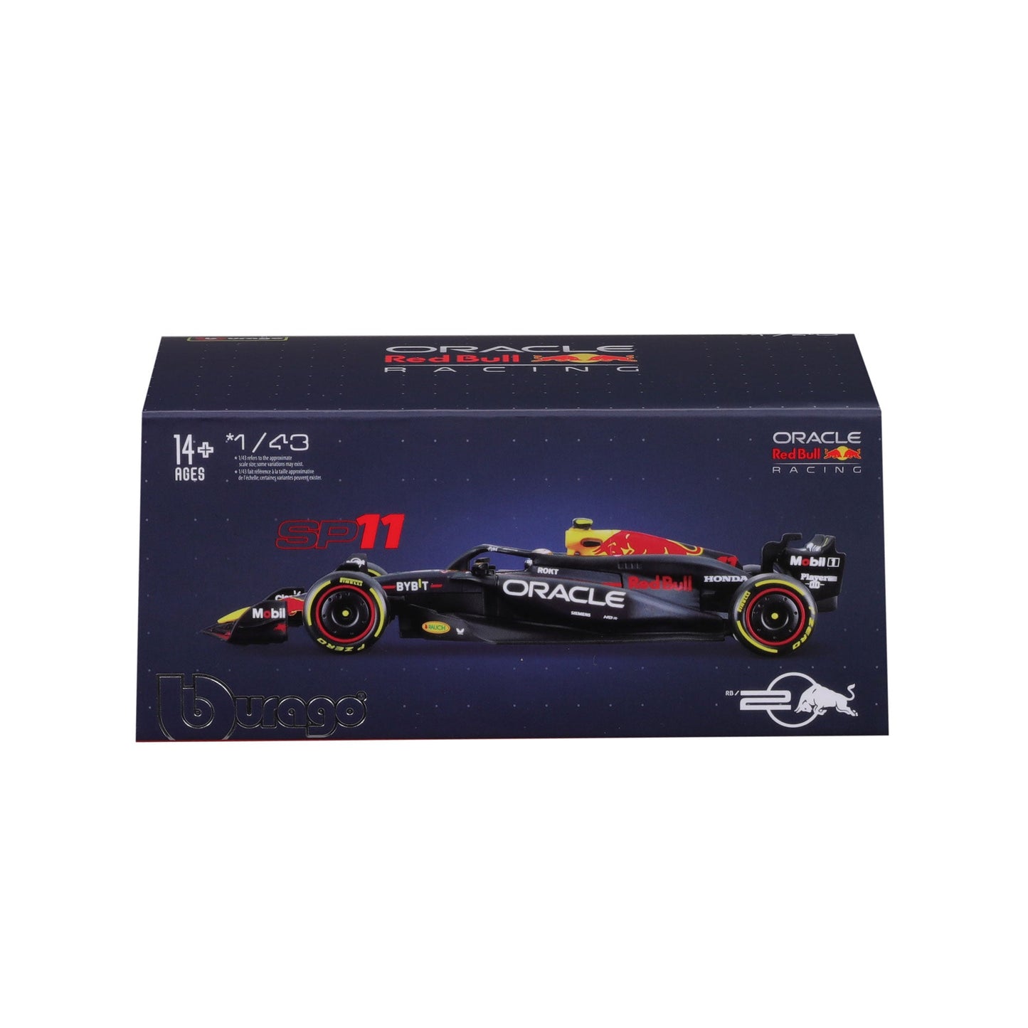 1:43 F1 RED BULL RACING RB20 2024 WITH PEREZ HELMET