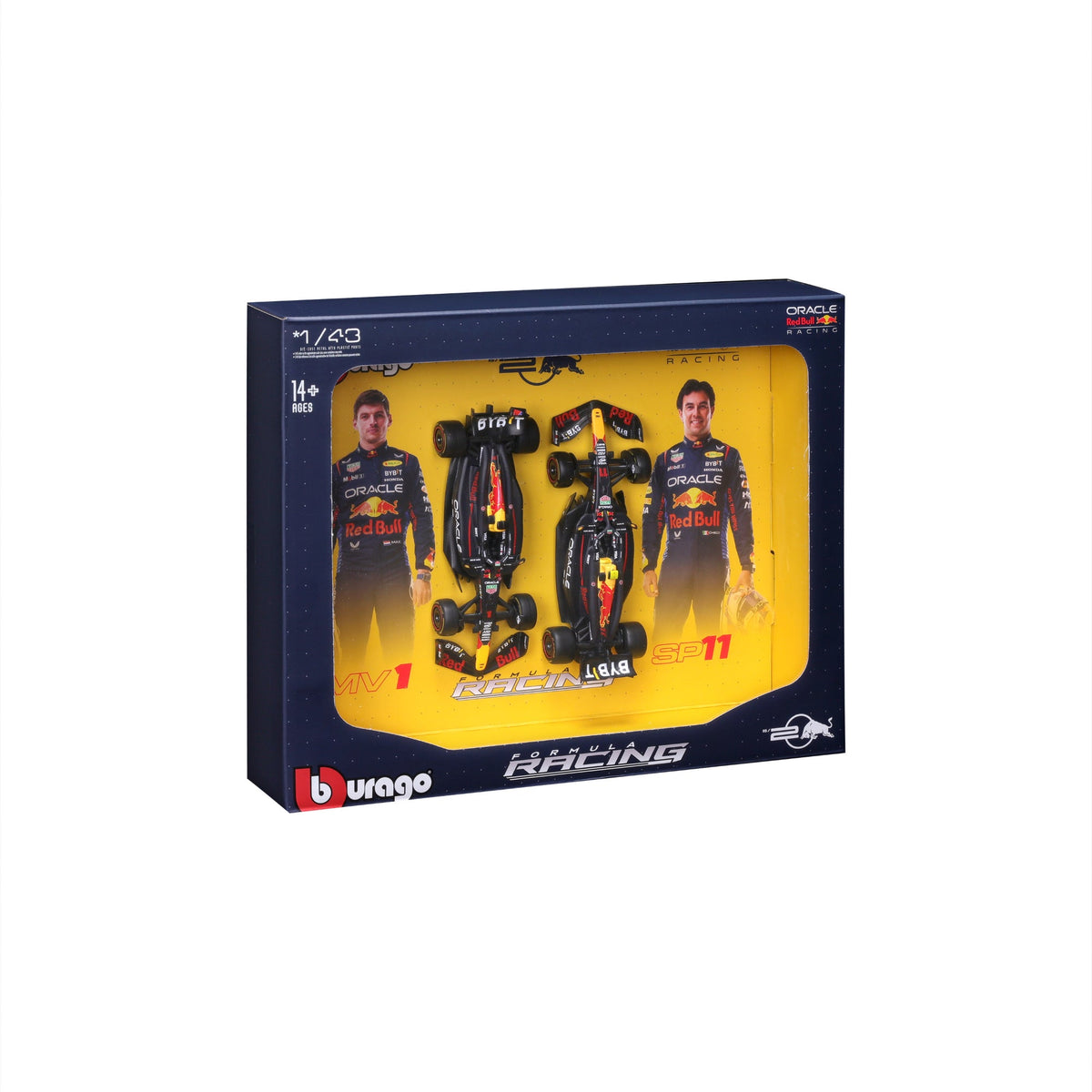 1:43 F1 RED BULL RACING RB20 2024 TWO-PACK VERSTAPPEN AND PEREZ