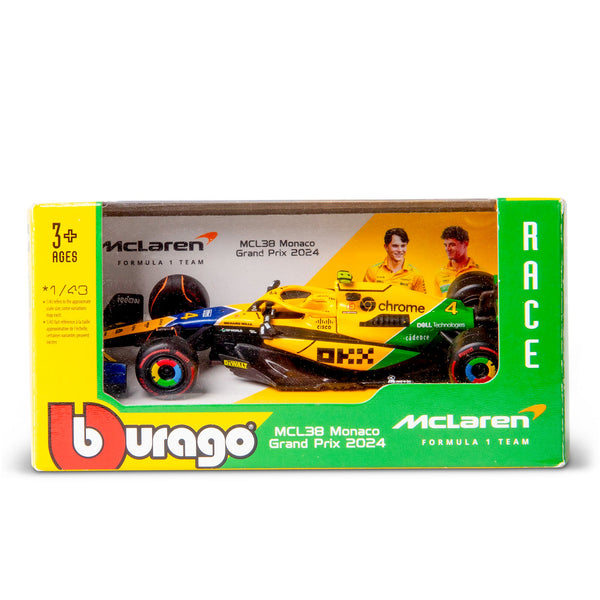 1:43 F1 MCLAREN MCL38 2024 NORRIS - SENNA LIVERY