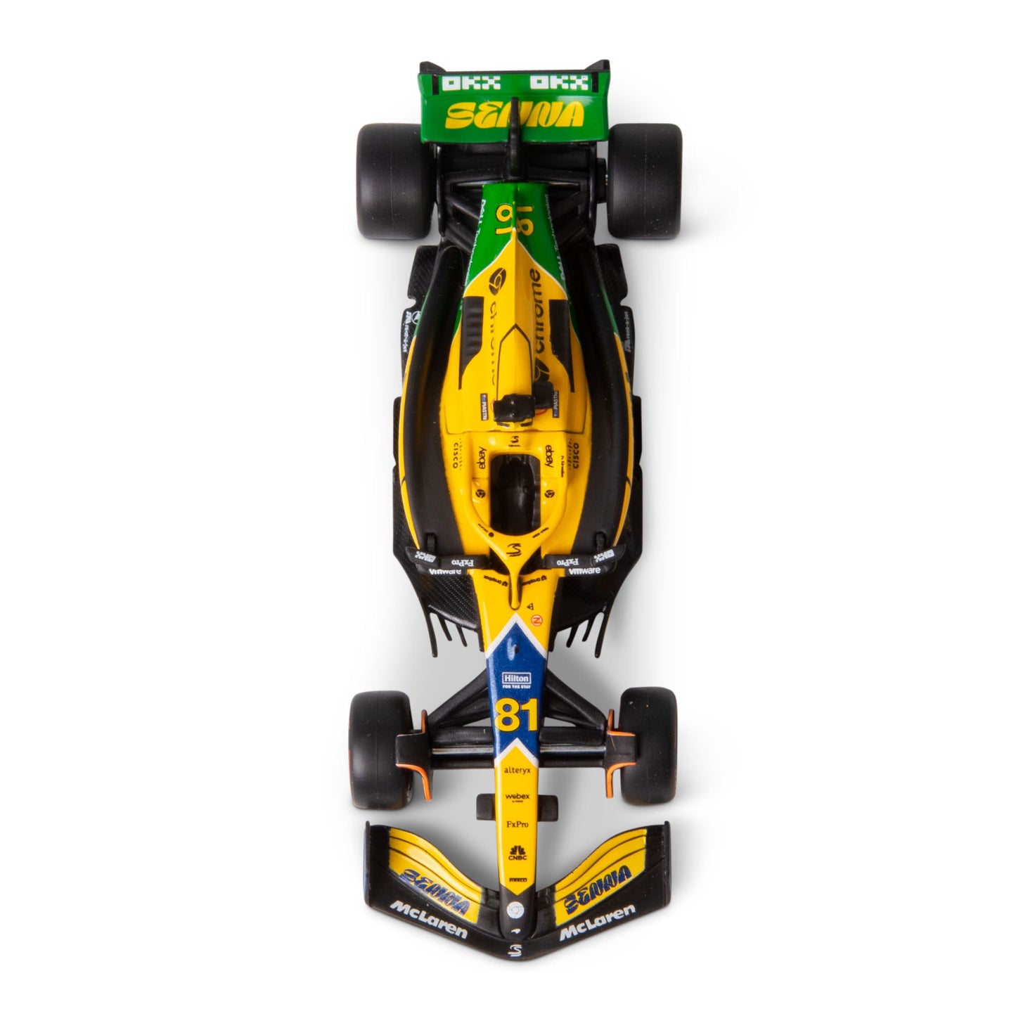1:43 F1 MCLAREN MCL38 2024 PIASTRI - SENNA LIVERY