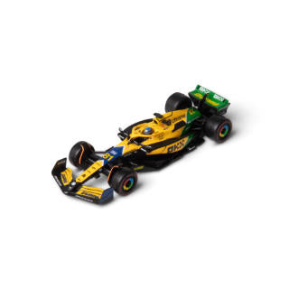 1:43 F1 MCLAREN MCL38 2024 WITH HELMET PIRELLI SENNA LIVERY