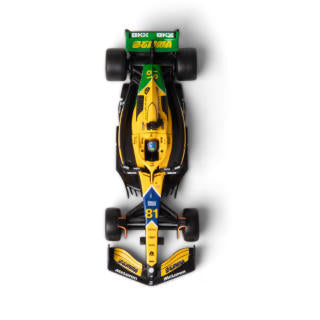 1:43 F1 MCLAREN MCL38 2024 WITH HELMET PIRELLI SENNA LIVERY