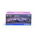 1:43 F1 BWT ALPINE F1 TEAM A524 2024 WITH GASLY HELMET