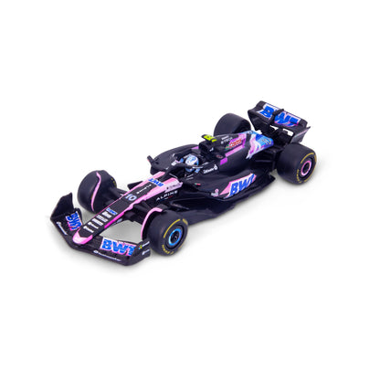 1:43 F1 BWT ALPINE F1 TEAM A524 2024 AVEC CASQUE GASLY