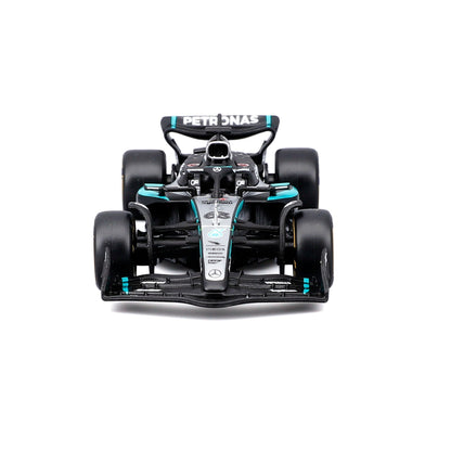 1:43 F1 MERCEDES AMG W16 2025 RUSSELL IN 12PC DISPLAY