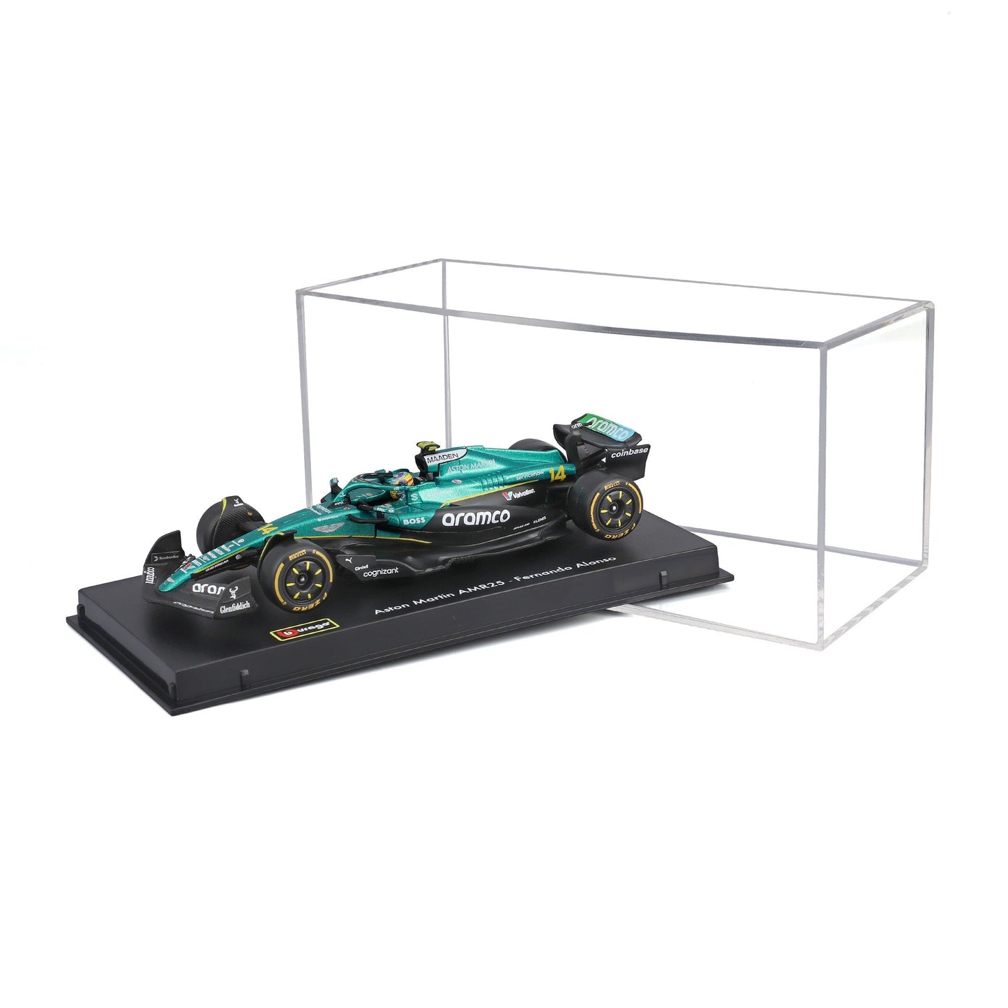 1:43 F1 ASTON MARTIN AMR25 2025 ALONSO WITH HELMET
