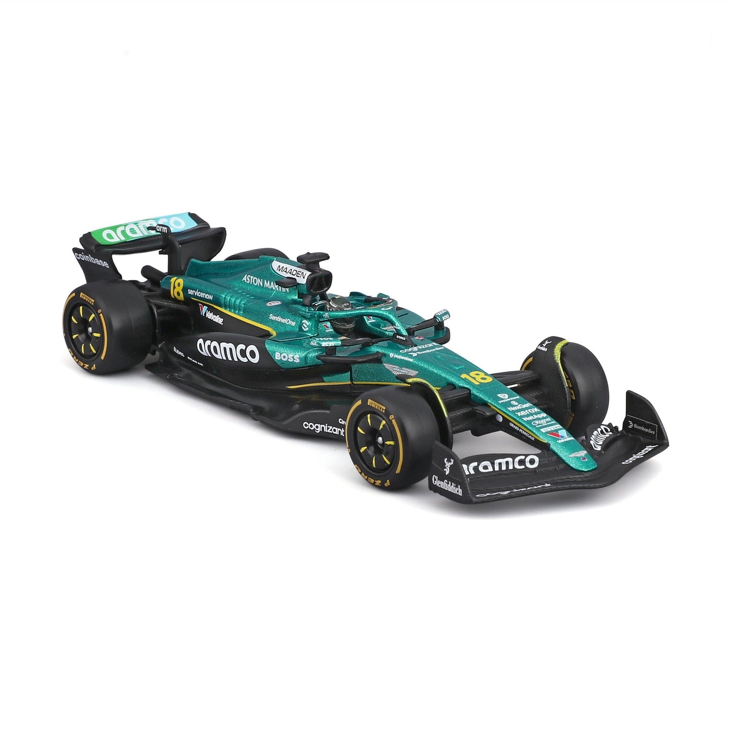 1:43 F1 ASTON MARTIN AMR25 2025 STROLL WITH HELMET