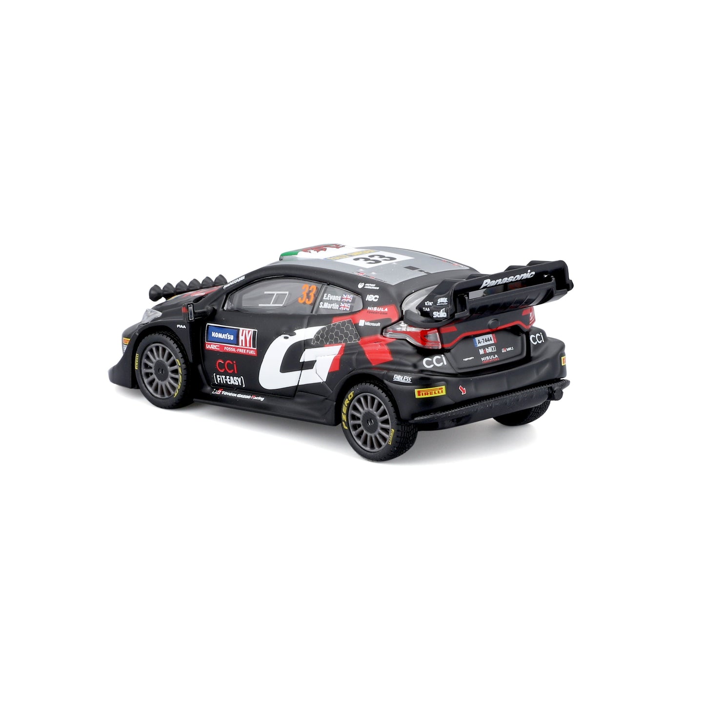 1:43 TOYOTA GAZOO RACING WRC YARIS RALLY 1 HYBRID #33
