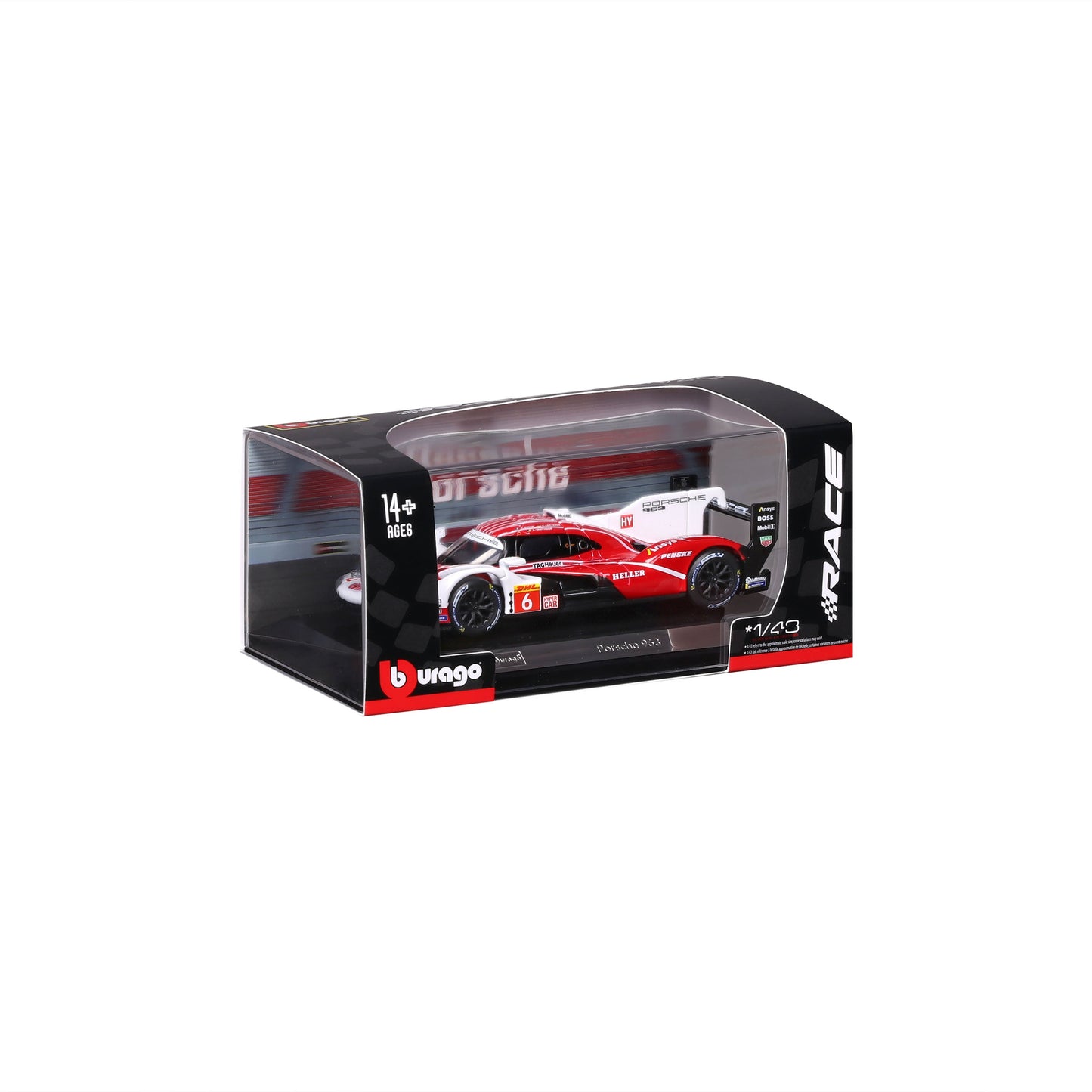 1:43 PORSCHE PENSKE 963 LE MANS DAYTONA HYBRID 2024 WEC #6