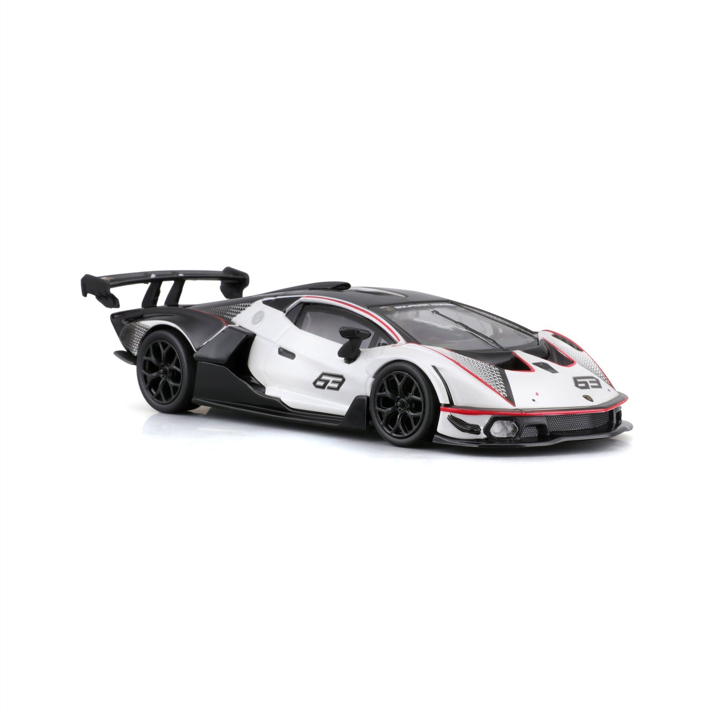 1:32 WHITE LAMBORGHINI ESSENZA SCV12