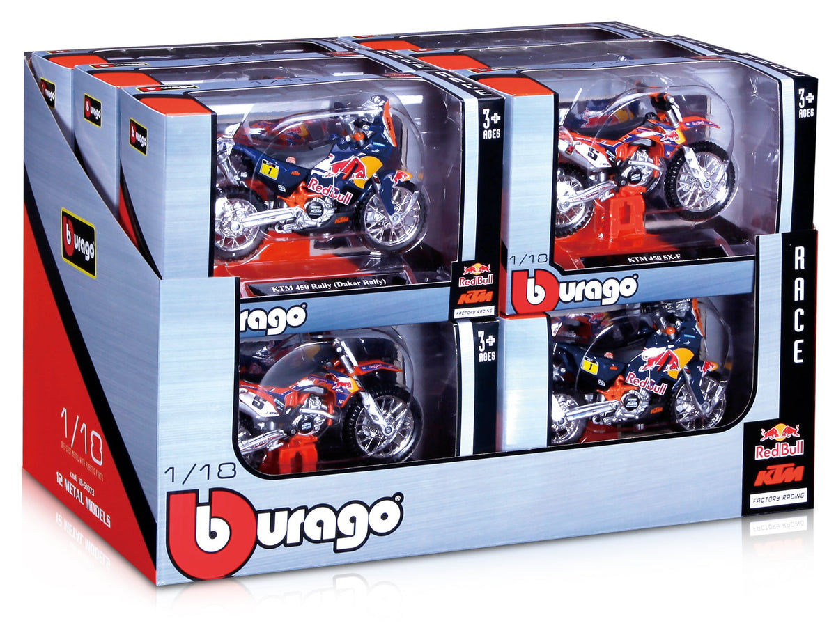 1:18 WRB KTM BIKE - 12 PIECES DISPLAY