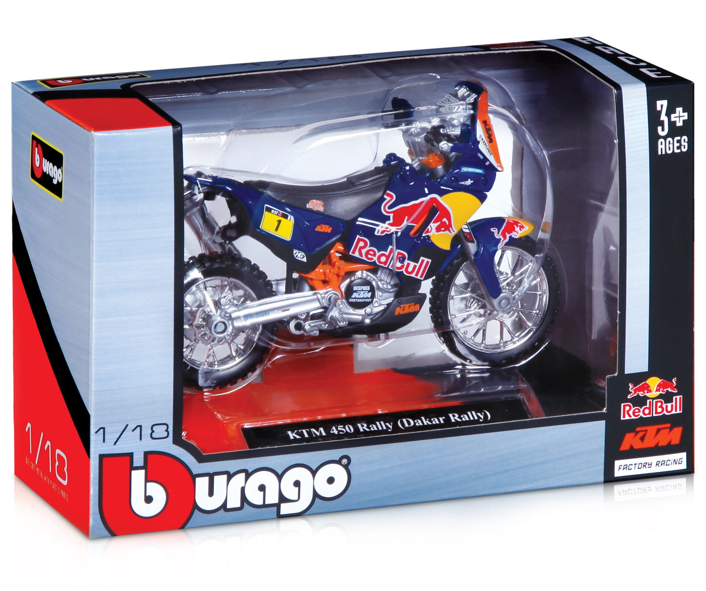 1:18 WRB KTM BIKE - 12 PIECES DISPLAY