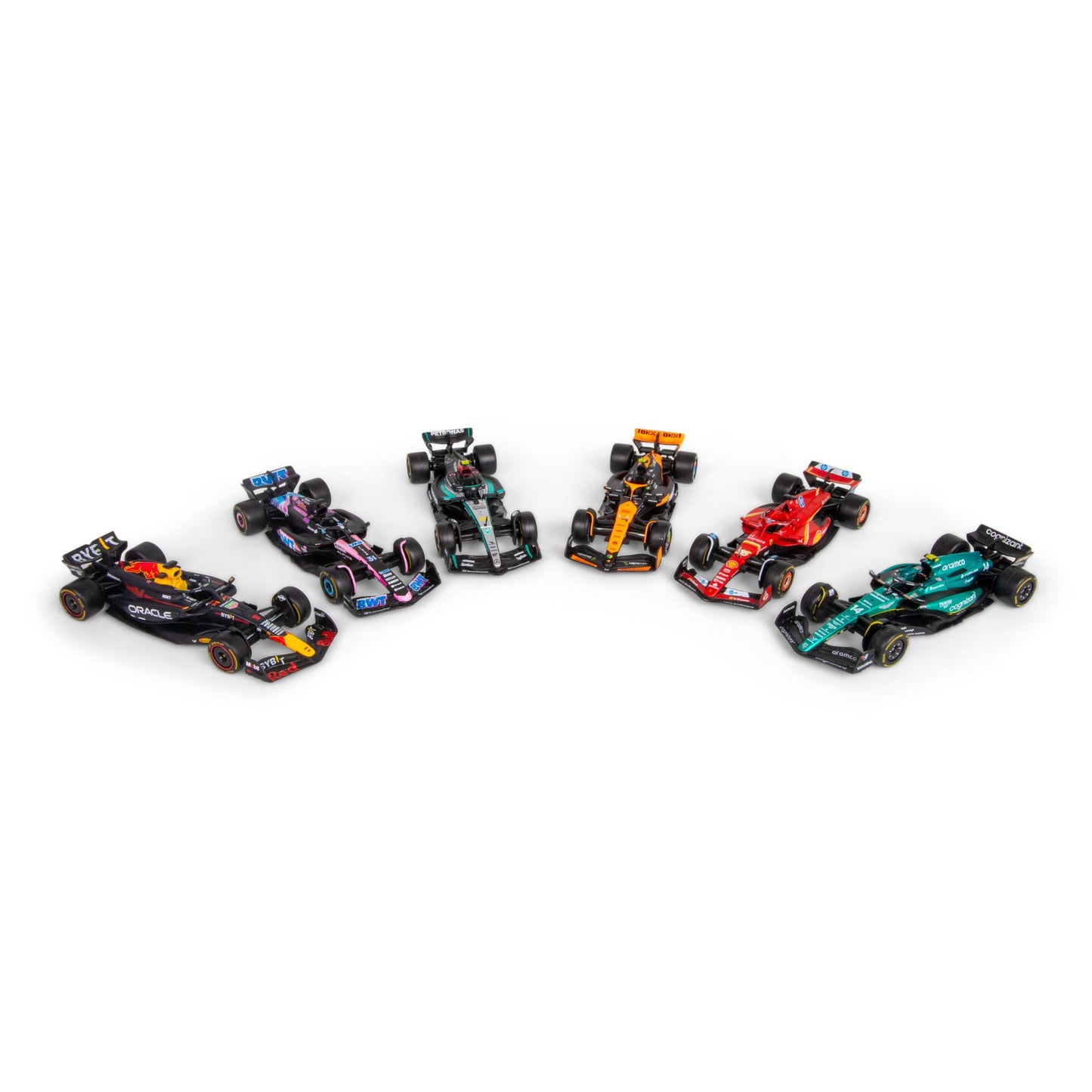 ASSORTIMENT DE VOITURES F1 1:43 2024 (24 PIÈCES EN CDU)