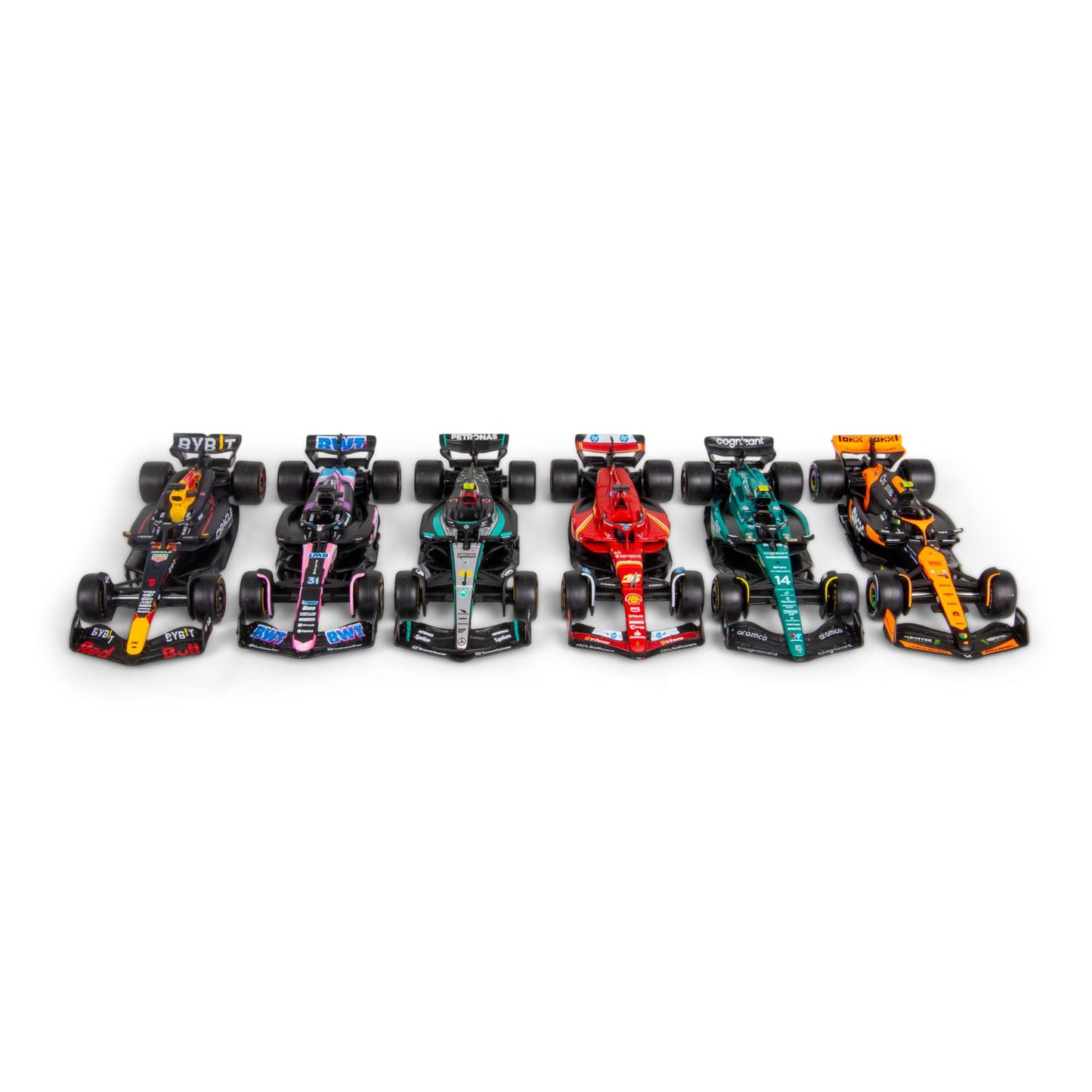 ASSORTIMENT DE VOITURES F1 1:43 2024 (24 PIÈCES EN CDU)