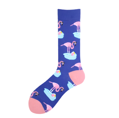 chaussettes flamant lunettes de soleil mrcol