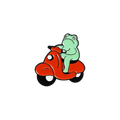 Kikkerspeld op scooter