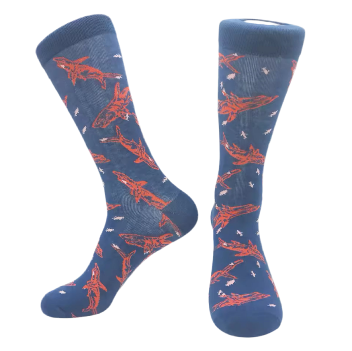 chaussettes requins rouges mrcol