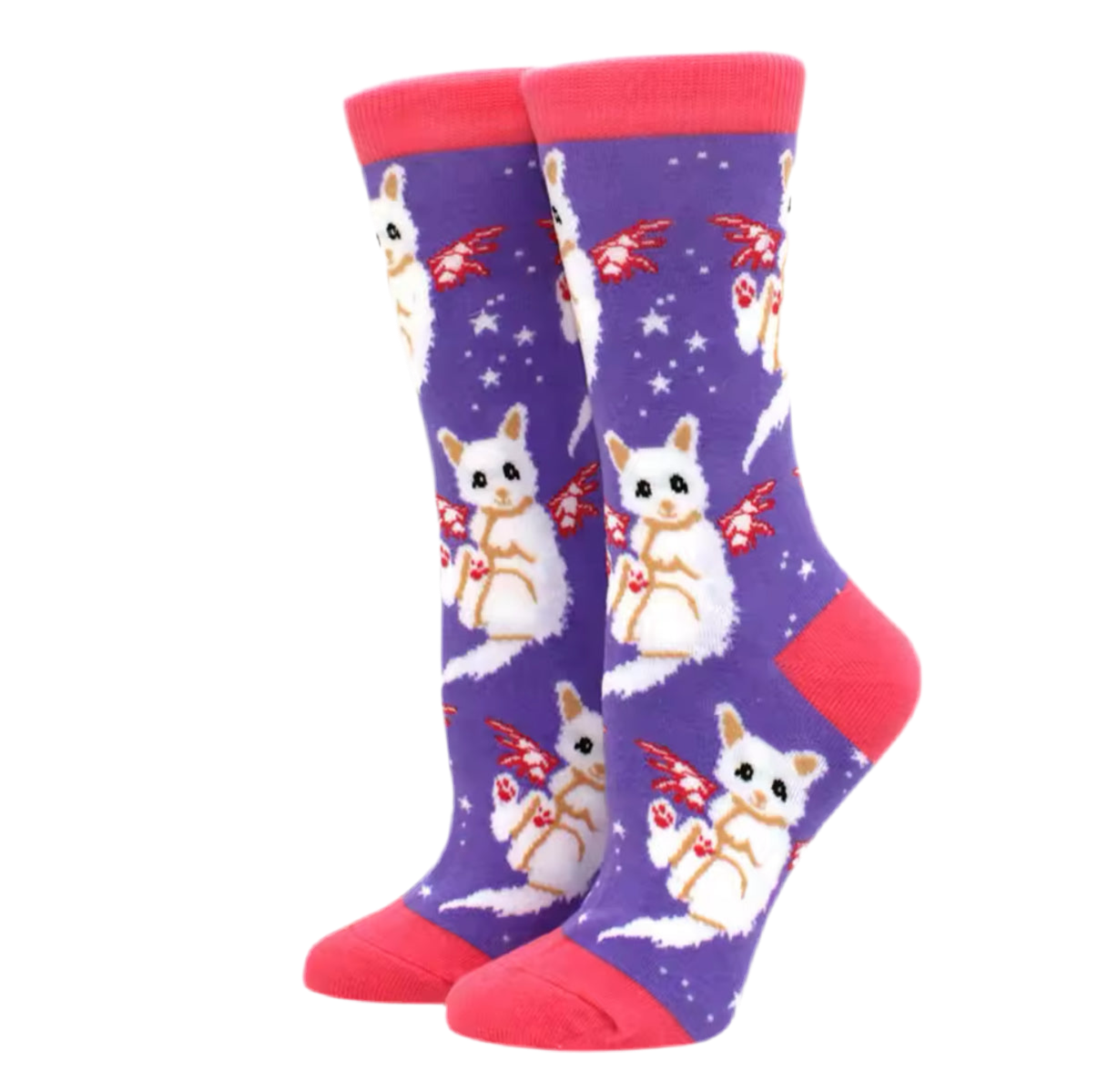 Winged Cat Socks